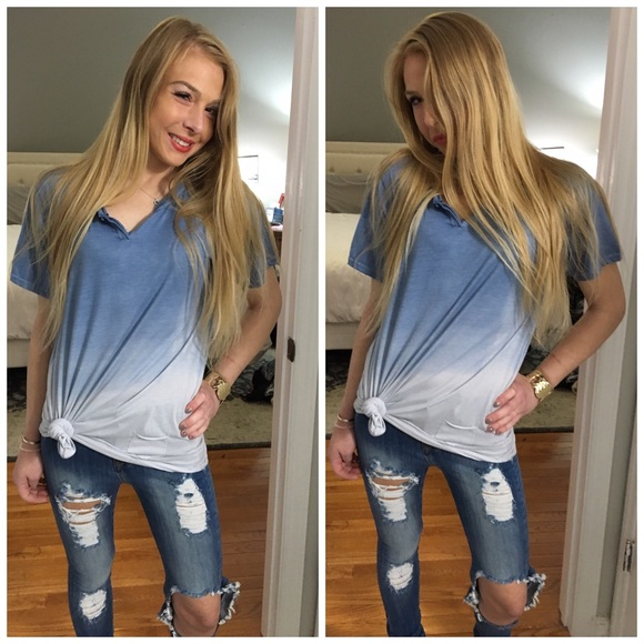 Tops - LAST 2! 😊 Soft prewashed two tone tunic!